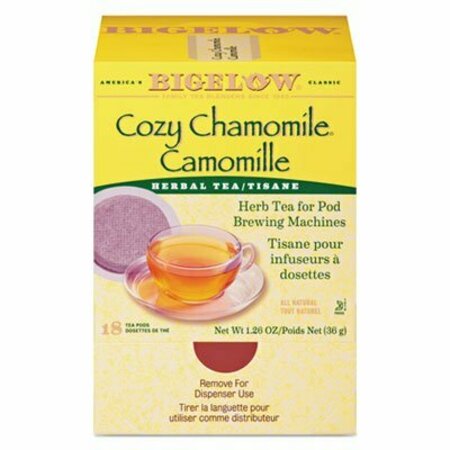 BIGELOW TEA CO Bigelow, Cozy Chamomile Herbal Tea Pods, 1.90 Oz, 18PK 10906